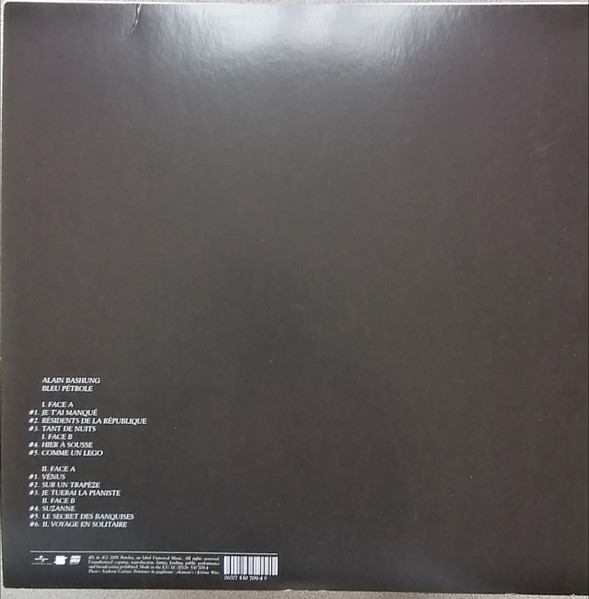 Alain Bashung - Bleu Pétrole | Barclay (530 709-4) - 2 Alain Bashung - Bleu Pétrole | Barclay (530 709-4) - 2
