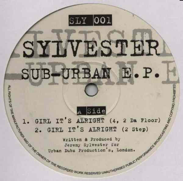 Jeremy Sylvester - Sub-Urban E.P. | Urban Dubz (SLY 001)