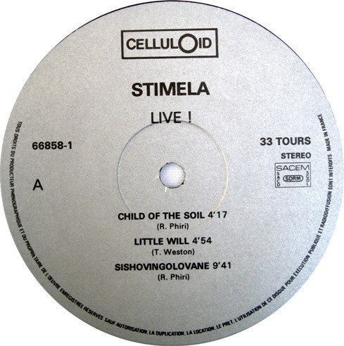 Stimela - Stimela Live! | Celluloid (66858-1) - 4