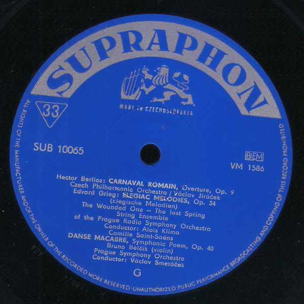 Various - Famous Orchestral Works | Supraphon (SUB 10065) - 2 Various - Famous Orchestral Works | Supraphon (SUB 10065) - 2