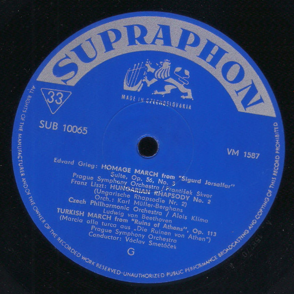 Various - Famous Orchestral Works | Supraphon (SUB 10065) - 3 Various - Famous Orchestral Works | Supraphon (SUB 10065) - 3