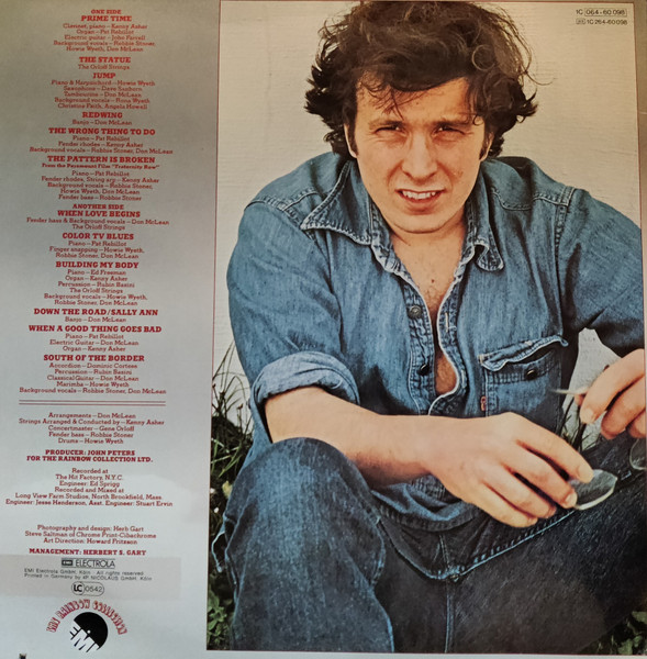 Don McLean - Prime Time | EMI (1C 064-60 098) - 2