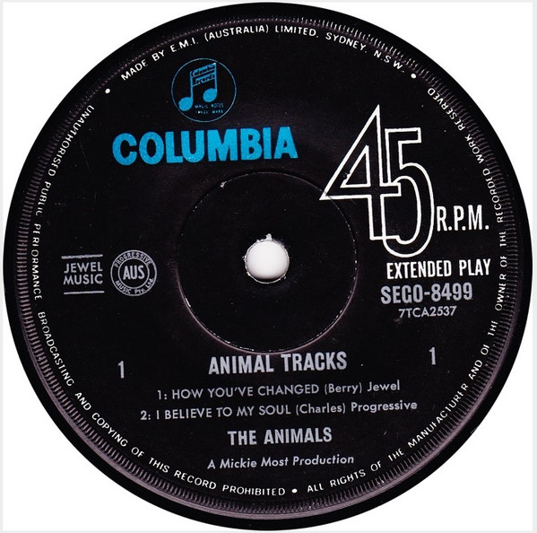 The Animals - Animal Tracks | Columbia (SEGO 8499) - 3
