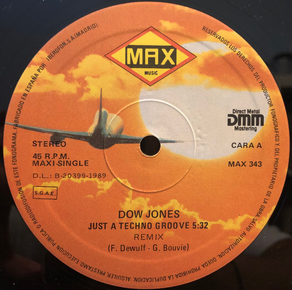 Dow Jones - Just A Techno Groove (Remix) | Max Music (MAX 343) - 3 Dow Jones - Just A Techno Groove (Remix) | Max Music (MAX 343) - 3