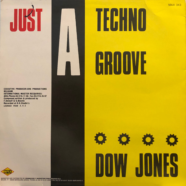 Dow Jones - Just A Techno Groove (Remix) | Max Music (MAX 343) - 2 Dow Jones - Just A Techno Groove (Remix) | Max Music (MAX 343) - 2