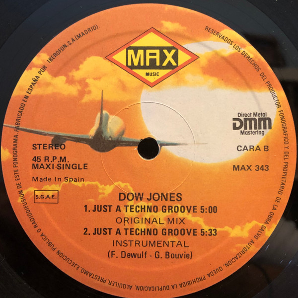 Dow Jones - Just A Techno Groove (Remix) | Max Music (MAX 343) - 4 Dow Jones - Just A Techno Groove (Remix) | Max Music (MAX 343) - 4