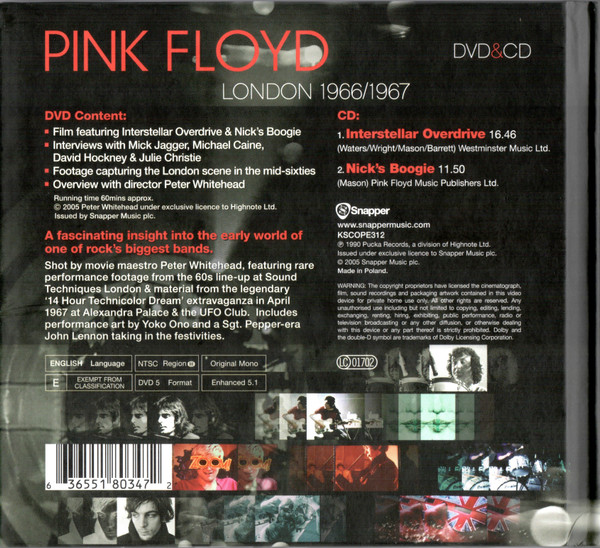 Pink Floyd - London 1966 / 1967 | Snapper Music (KSCOPE312) - 2