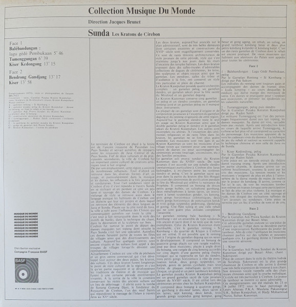 Various - Sunda Les Kratons De Cirebon | Musique Du Monde (21-500-21-2) - 4 Various - Sunda Les Kratons De Cirebon | Musique Du Monde (21-500-21-2) - 4