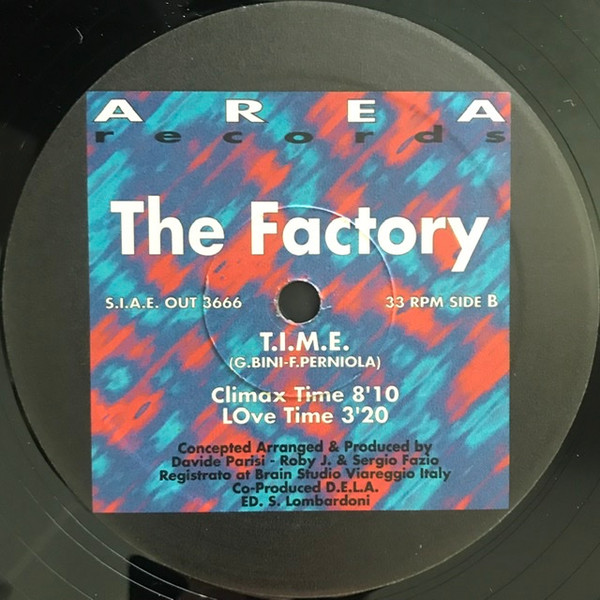 The Factory - T.I.M.E. | Area Records (OUT 3666) - 2