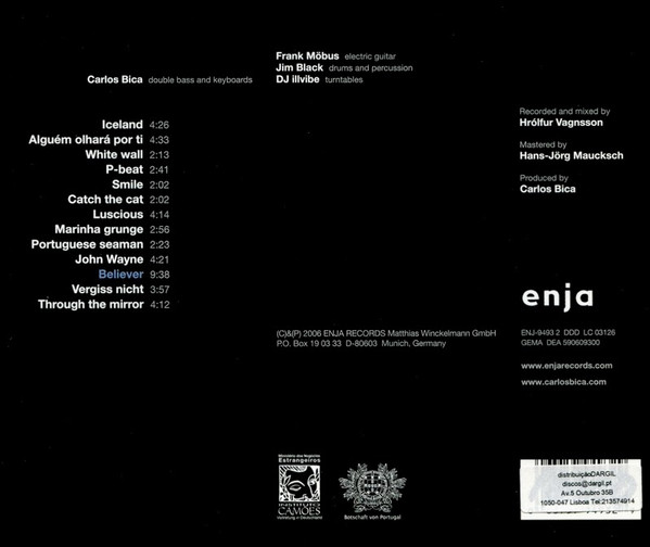 Carlos Bica & Azul feat. Special Guest Illvibe - Believer | Enja Records (ENJ-9493 2) - main