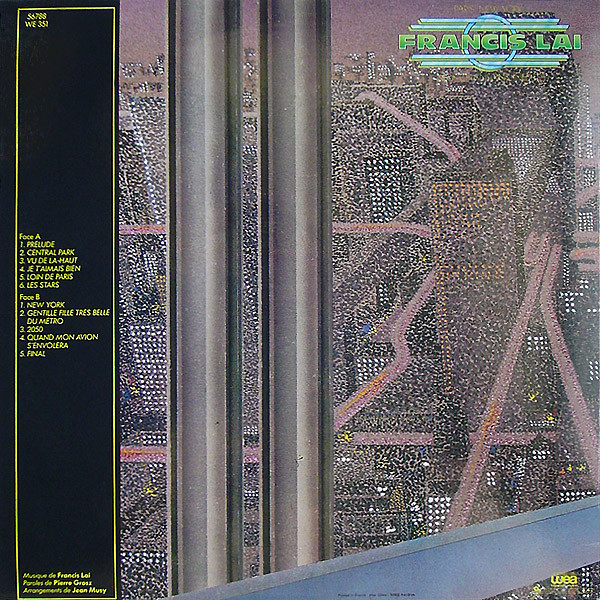 Francis Lai - Paris - New-York | Warner Bros. Records (56 788) - 2 Francis Lai - Paris - New-York | Warner Bros. Records (56 788) - 2