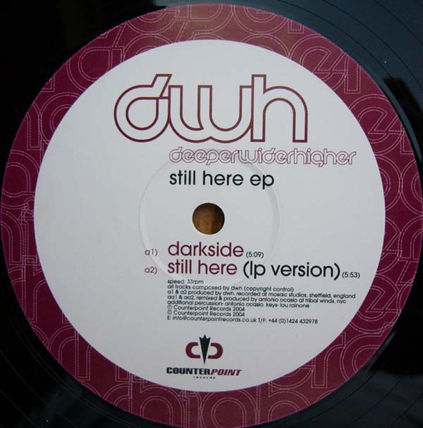 DWH / DWH - Still Here EP | Counterpoint Records (CRS021) - 3