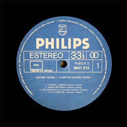 Caetano Veloso - A Arte De Caetano Veloso | Philips (6641 313) - main