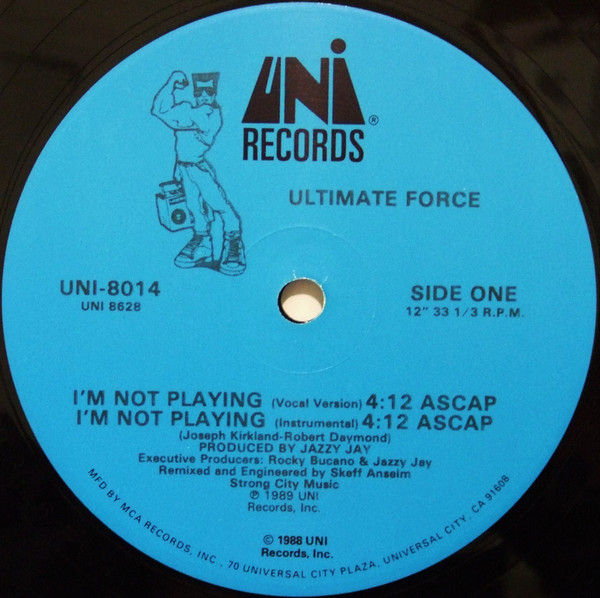 Ultimate Force - I'm Not Playing | Strong City Records (UNI-8014) - main