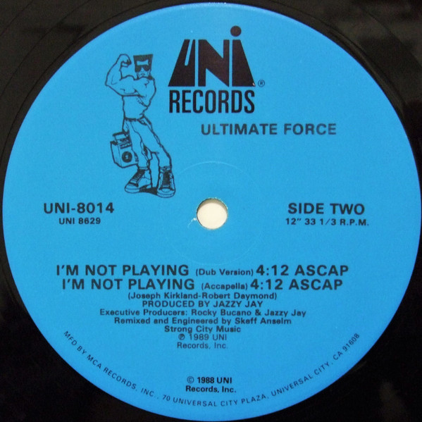 Ultimate Force - I'm Not Playing | Strong City Records (UNI-8014) - 2