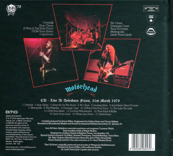 Motörhead - Overkill | Murder One (BMGCAT379DCD) - 4