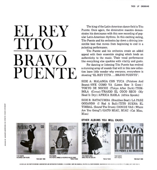 Tito Puente - El Rey Bravo | Craft Recordings (CR00648) - 2