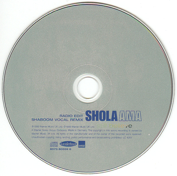 Shola Ama - Still Believe | WEA (8573 80559 6) - 3