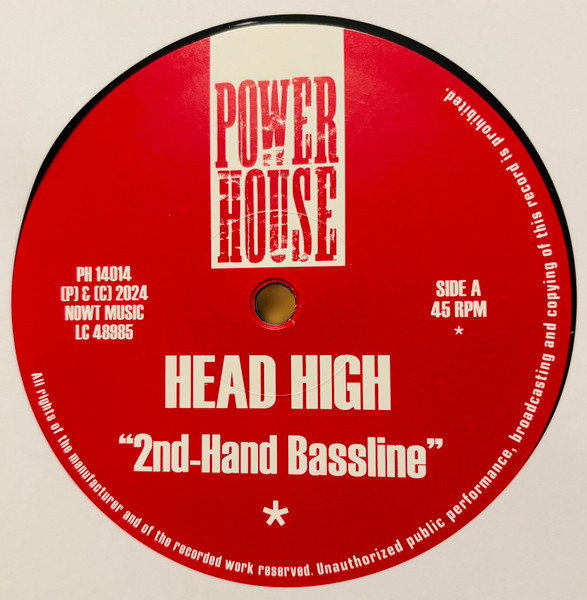 Head High - 2nd-Hand Bassline | Power House (PH 14014)