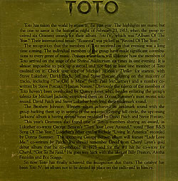 Toto - Toto IV Sampler | CBS (SAMP 60) - main