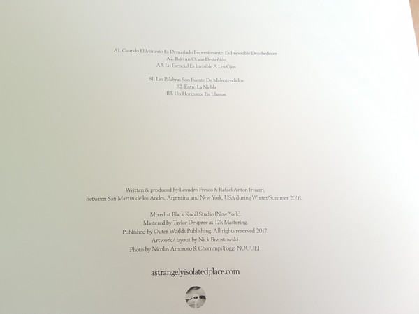 Leandro Fresco & Rafael Anton Irisarri - La Equidistancia | A Strangely Isolated Place (ASIPV008) - 3 Leandro Fresco & Rafael Anton Irisarri - La Equidistancia | A Strangely Isolated Place (ASIPV008) - 3