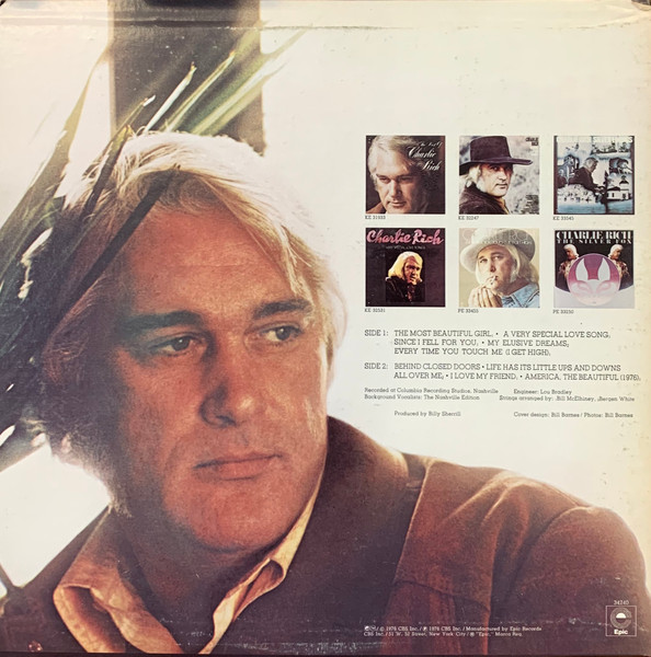 Charlie Rich - Greatest Hits | Epic (PE 34240) - 2 Charlie Rich - Greatest Hits | Epic (PE 34240) - 2