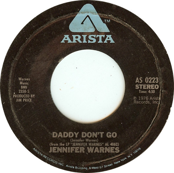 Jennifer Warnes - Right Time Of The Night | Arista (AS 0223) - 2