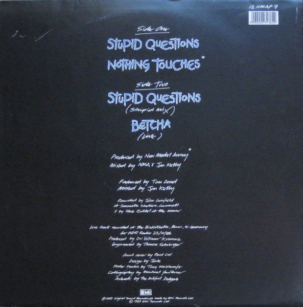 New Model Army - Stupid Questions | EMI (12 NMAP 7) - 2 New Model Army - Stupid Questions | EMI (12 NMAP 7) - 2