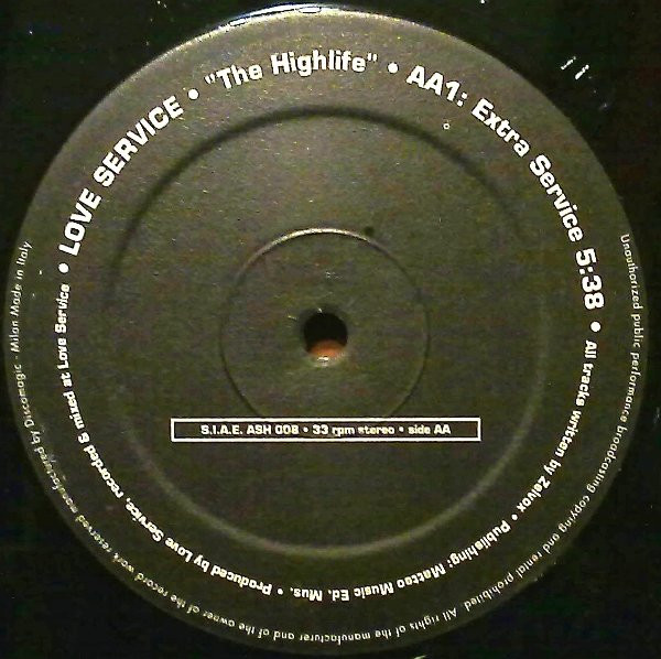 Love Service - Highlife | Ash Records (ASH 008) - 2