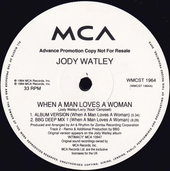 Jody Watley - When A Man Loves A Woman | MCA Records (wmcst 1964) - 2 Jody Watley - When A Man Loves A Woman | MCA Records (wmcst 1964) - 2