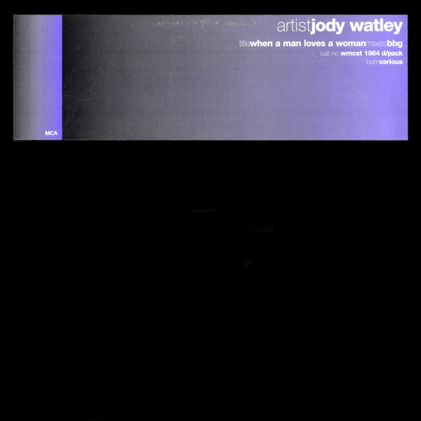 Jody Watley - When A Man Loves A Woman | MCA Records (wmcst 1964) - main Jody Watley - When A Man Loves A Woman | MCA Records (wmcst 1964) - main