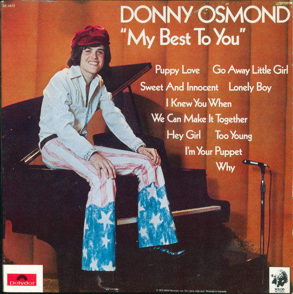 Donny Osmond - My Best To You | Polydor (SE-4872)