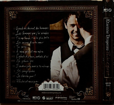 Étienne Drapeau - Paroles Et Musique | MP3 Disques (AMPCD-7903)