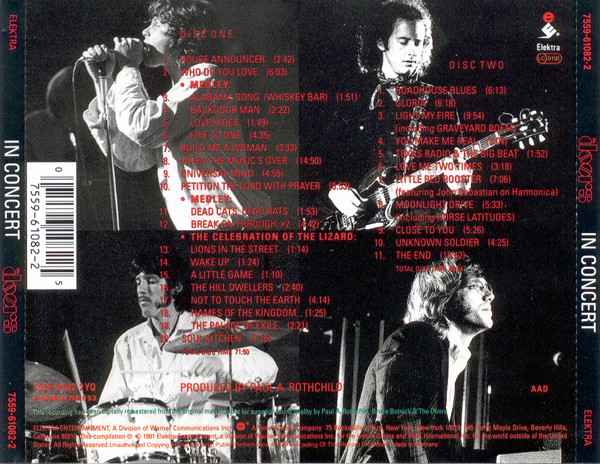 The Doors - In Concert | Elektra (7559-61082-2) - 2