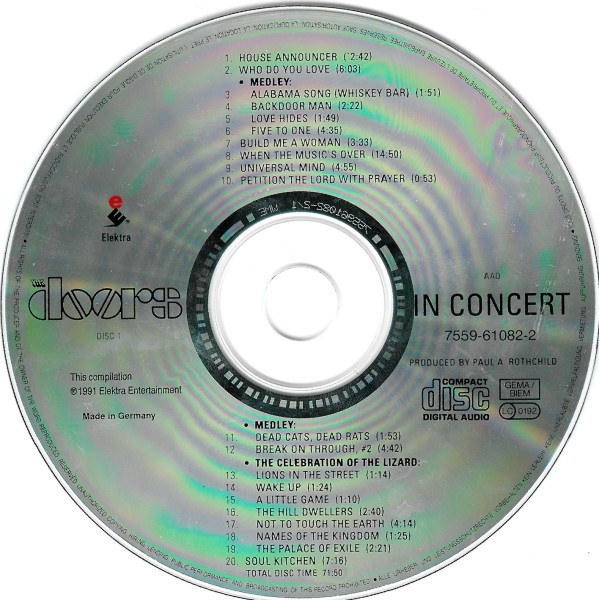 The Doors - In Concert | Elektra (7559-61082-2) - 3