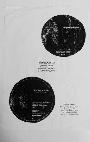 Anthony Rother - Dead Clocking | Propaganda (PROPAGANDA 02) - main Anthony Rother - Dead Clocking | Propaganda (PROPAGANDA 02) - main