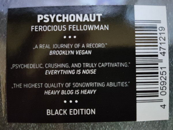 Psychonaut - Ferocious Fellowman | Pelagic Records (PEL 196-V) - 2 Psychonaut - Ferocious Fellowman | Pelagic Records (PEL 196-V) - 2