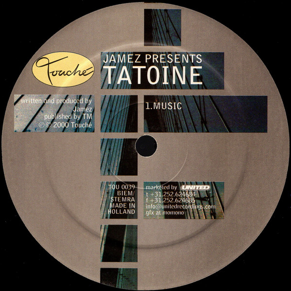 Jamez Presents Tatoine - Music | Touché (TOU 0039) - 2