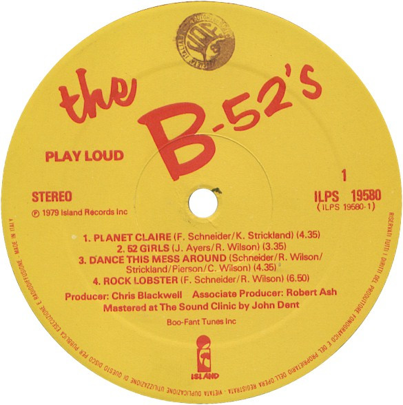 The B-52's - The B-52's | Island Records (ILPS 19580) - 3