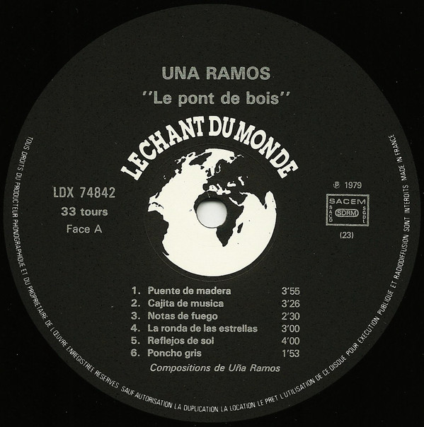 Uña Ramos - Le Pont De Bois | Le Chant Du Monde (LDX 74842) - 3