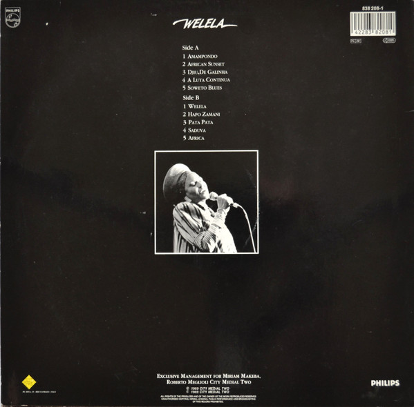 Miriam Makeba - Welela | Philips (838 208-1) - 2