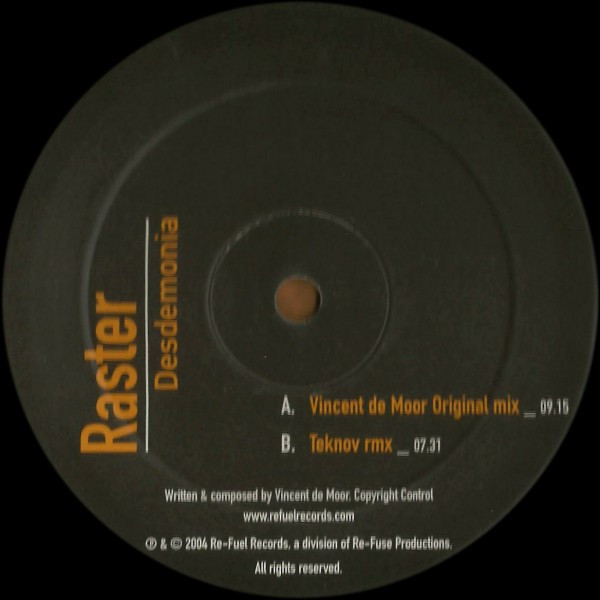 Raster - Desdemonia | Re-Fuel Records (RF004)