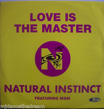 Natural Instinct Featuring M & M - Love Is The Master | RBS Records (MICK 001) - main