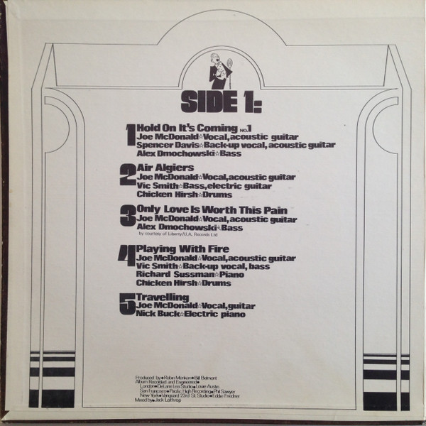 Country Joe McDonald - Hold On, It's Coming | Vanguard (VSD-79314) - 2