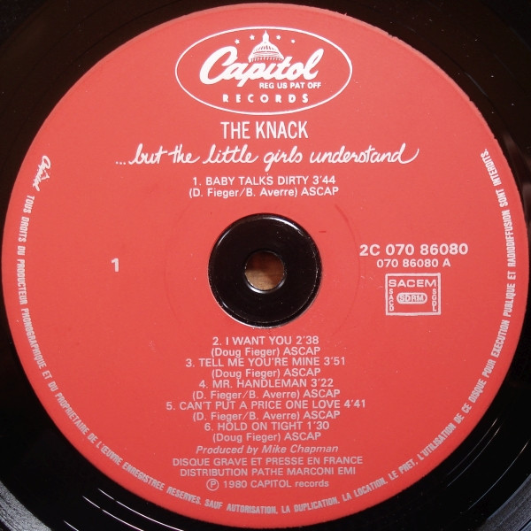 The Knack - ...But The Little Girls Understand | Capitol Records (2C 070 86080) - 3 The Knack - ...But The Little Girls Understand | Capitol Records (2C 070 86080) - 3