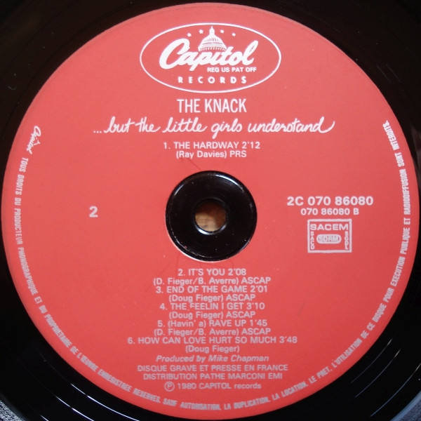 The Knack - ...But The Little Girls Understand | Capitol Records (2C 070 86080) - 4 The Knack - ...But The Little Girls Understand | Capitol Records (2C 070 86080) - 4