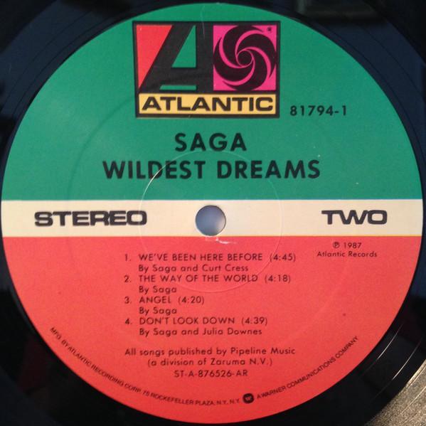 Saga - Wildest Dreams | Atlantic (81794-1) - 4