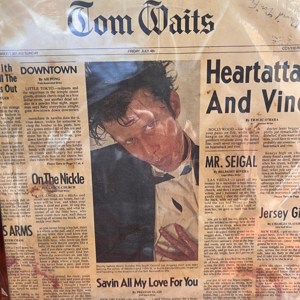 Tom Waits - Heartattack And Vine | Asylum Records (AS 52 252)