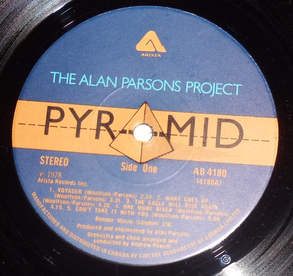 The Alan Parsons Project - Pyramid | Arista (AB 4180) - 3