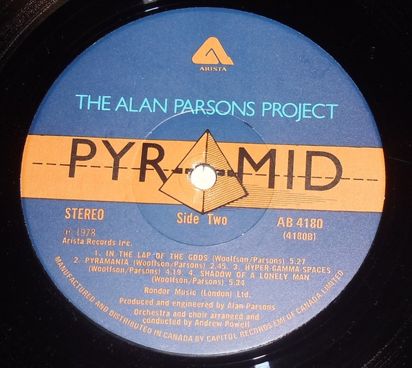 The Alan Parsons Project - Pyramid | Arista (AB 4180) - 4